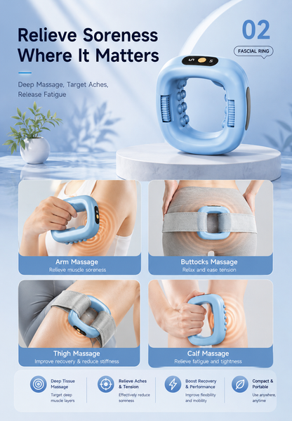 ORVYN Cordless Fascia Ring Massager